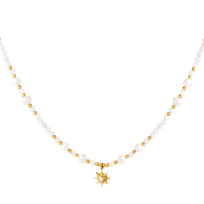 Perlový náhrdelník s hvězdou - ZOVERO