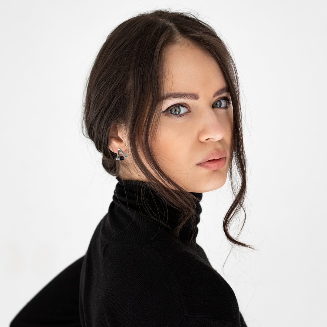 Trojúhelníkové náušnice - ZOVERO